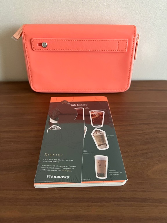 2021 Starbucks Travel Organizer (Coral Pink), Women's Fashion, Bags