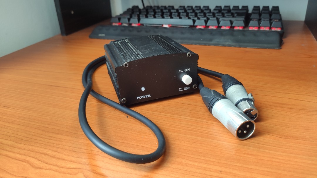 48V Phantom Power Supply for condenser Microphone (eg. BM800), Audio