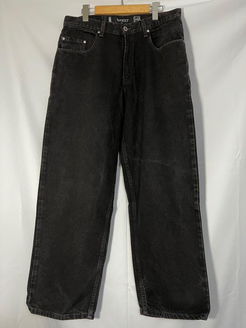90's Levis Silver Tab Baggy Pants 丹寧灰色寬褲, 他的時尚, 褲子在旋轉拍賣