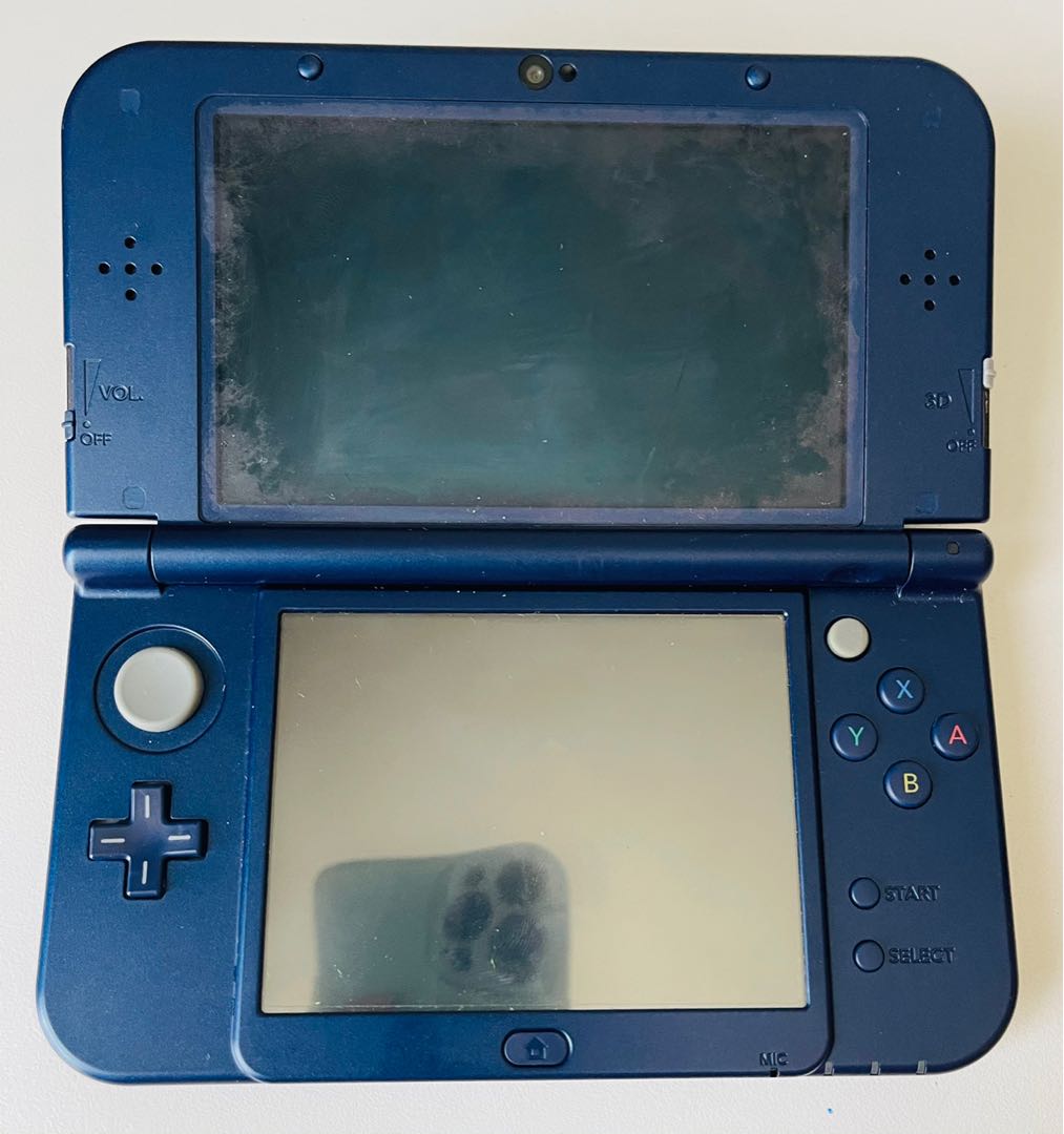 清屋平讓二手壞機New 3DS LL 藍色手提遊戲機任天堂Nintendo 