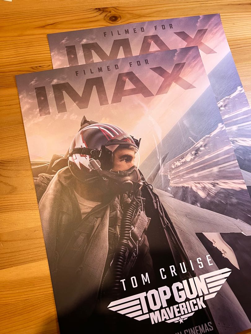 壯志凌雲 海報 Top Gun Poster IMAX Maverick, 興趣及遊戲, 收藏品及紀念品, 郵票及印刷品 Carousell