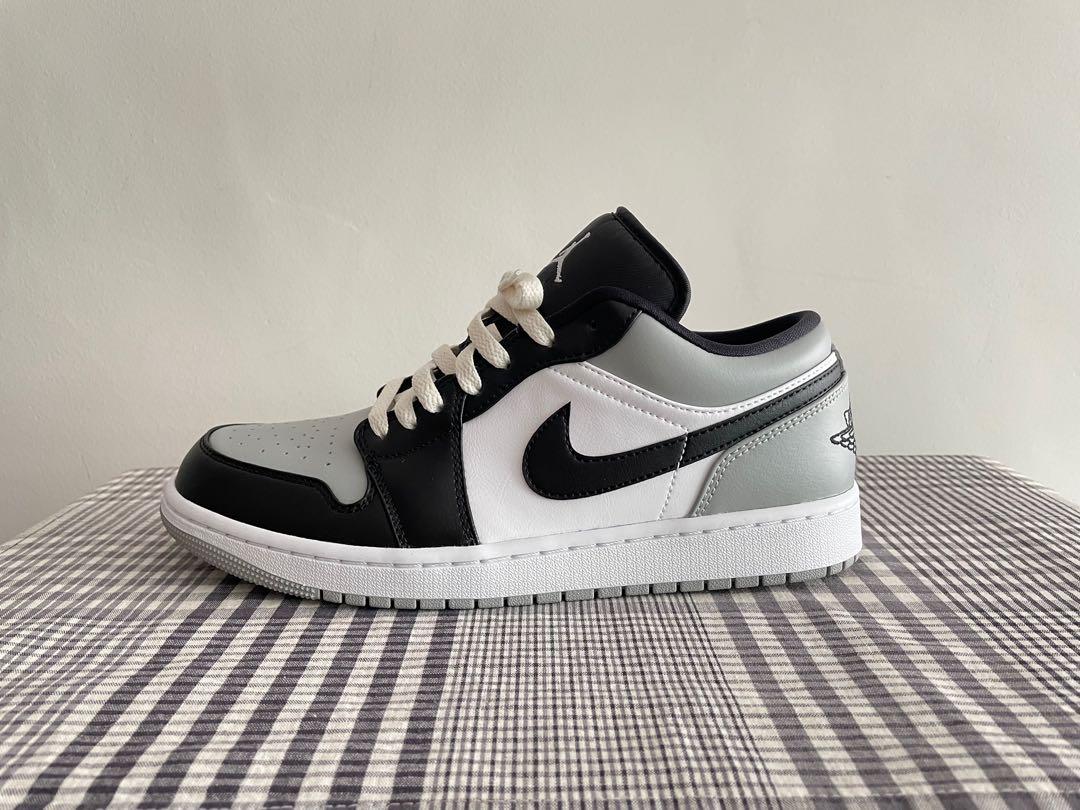 Jordan 1 shadow white laces discount