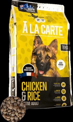 A la carte dog food hot sale