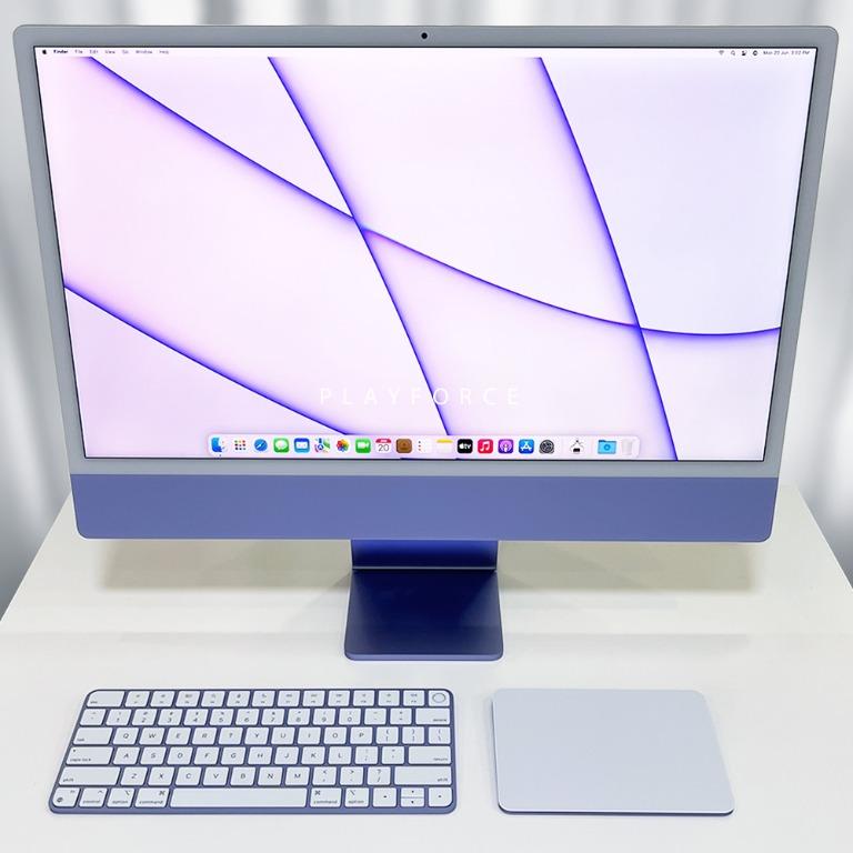 iMac M1 24インチ パープル apple iMac 24インチ M1 パープル