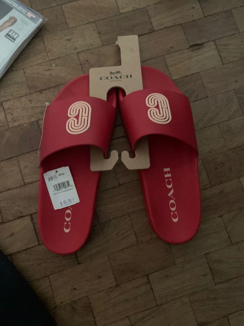 Red coach slides deals