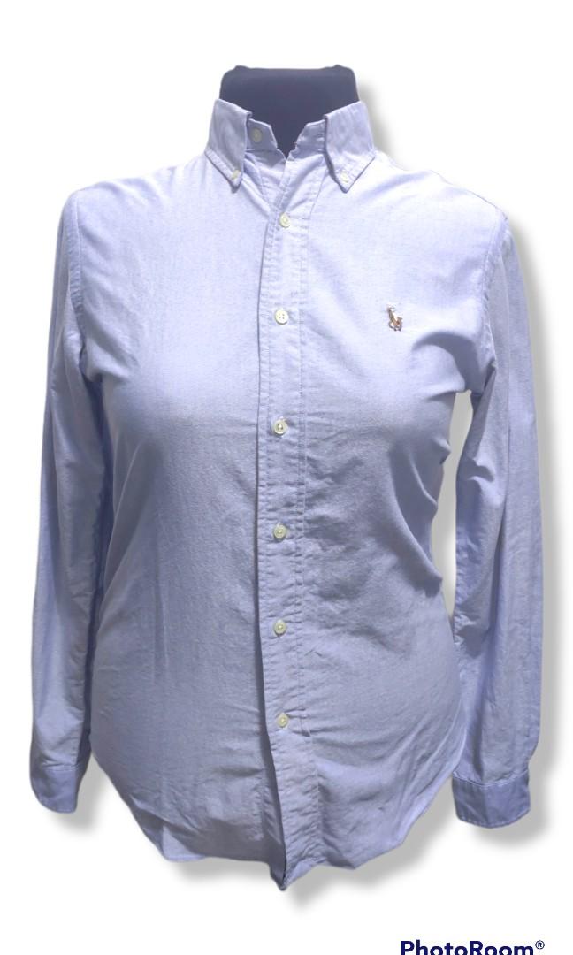 Authentic Polo Ralph Lauren Custom Fit Oxford Shirt, Women's Fashion, Tops,  Longsleeves on Carousell