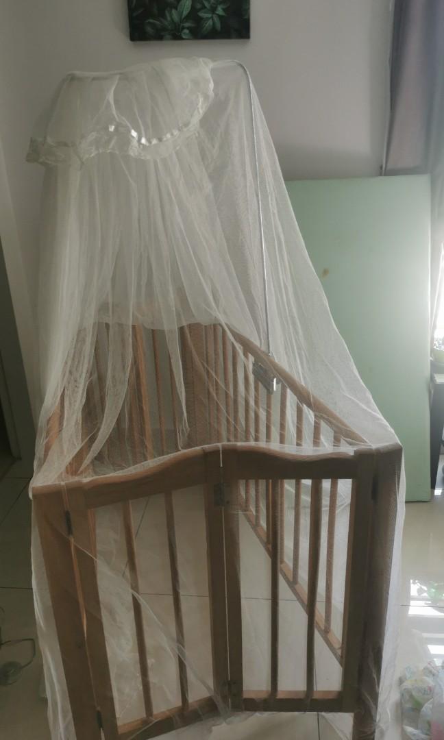 Baby Cot Mosquito Net and Stand cot not included