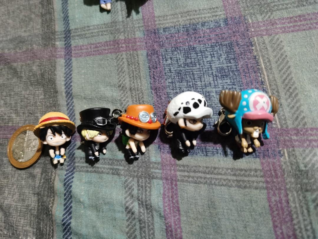 Pinched Keychains Bandai One piece Pinched Keychain set (Rare), Hobbies & Toys, Toys ...