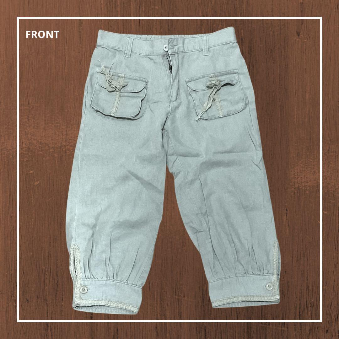 Billy Elli Light Washed Khaki Tokong Shorts FEMALE