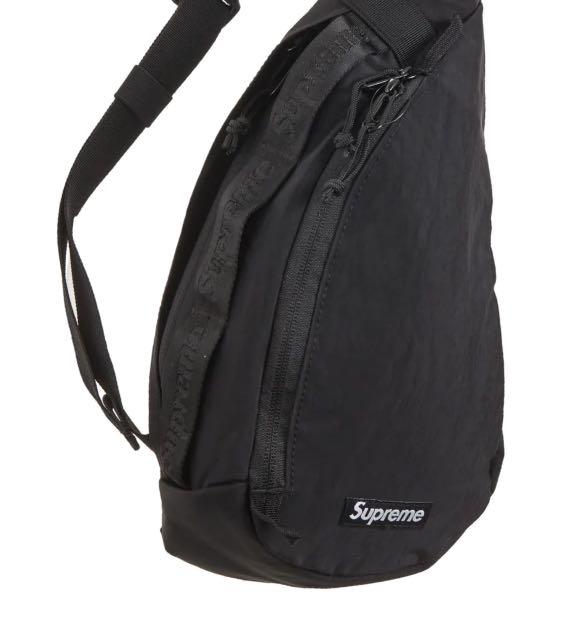 [BNDS] Supreme Sling Bag in Black (FW20), Men's Fashion, Bags, Sling