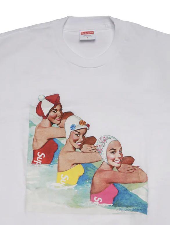 Supreme swimmers tee white new arrivals