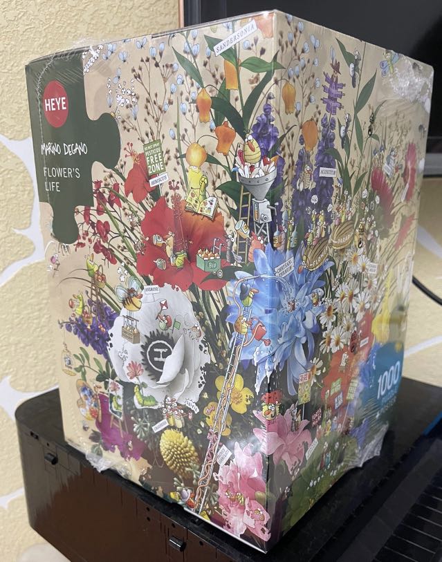 Brand New Heye Jigsaw Puzzle Flower’s Life Degano Triangular Puzzle