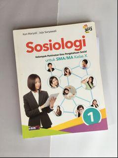 Buku Sosiologi kelas 10 ESIS
