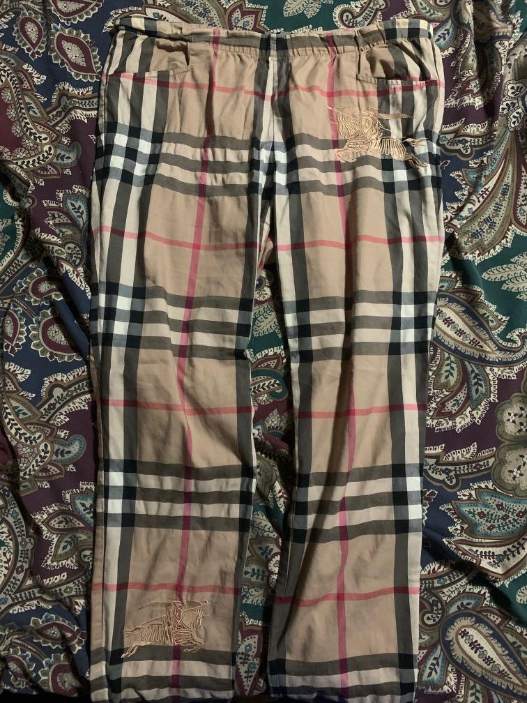 Burberry Trousers, Men's Fashion, Bottoms, Trousers on Carousell