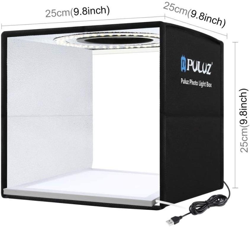 [C6086] PULUZ Portable Mini Photo Studio Kit 25 x 25 x 25 cm Foldable