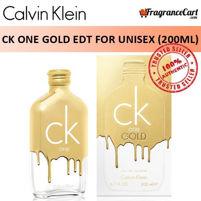 Calvin Klein cK One Gold EDT for Unisex (100ml/200ml/Tester) Men