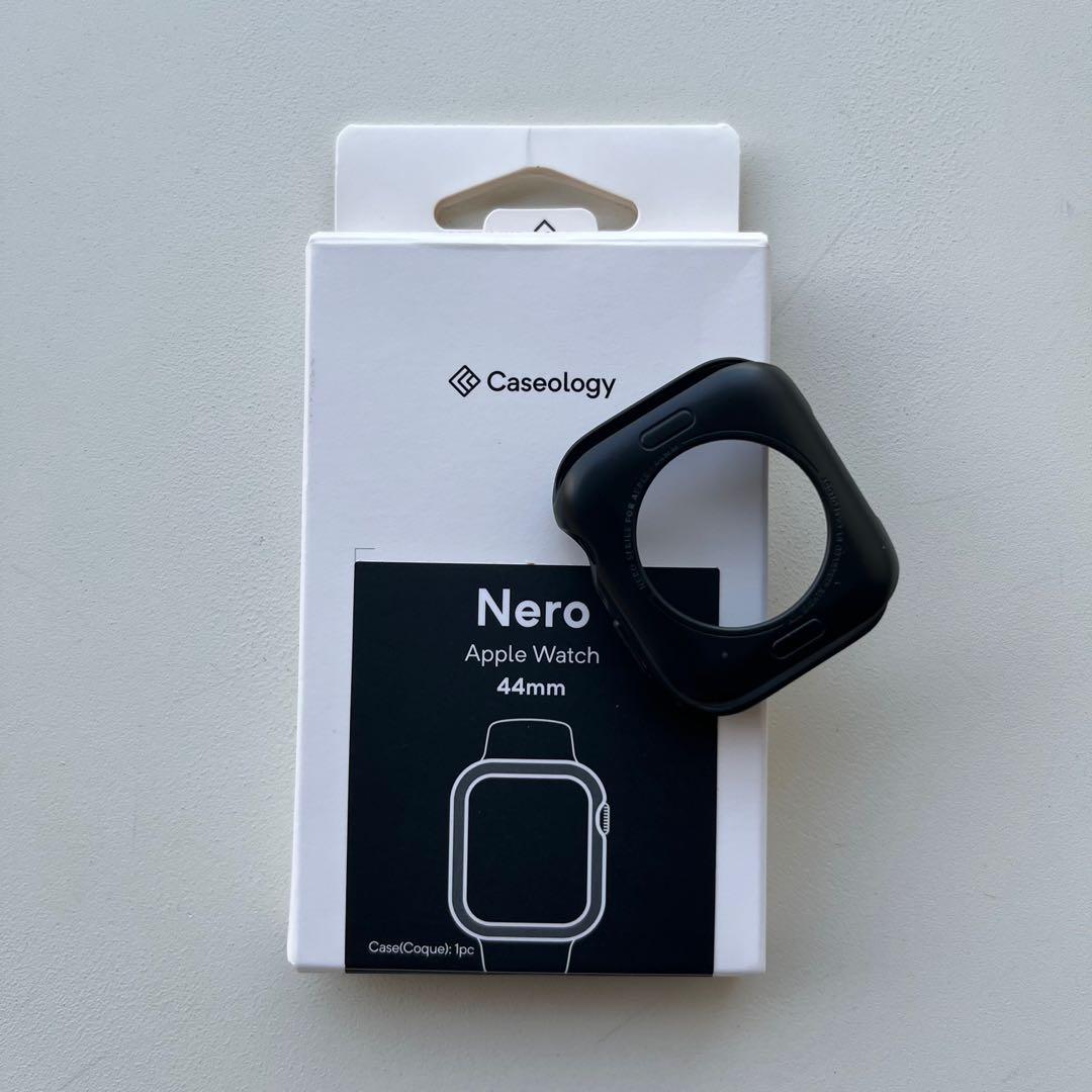 Caseology Nero Case for Apple Watch 4 5 6 SE 44mm Mobile Phones Gadgets Wearables Smart Watches on Carousell