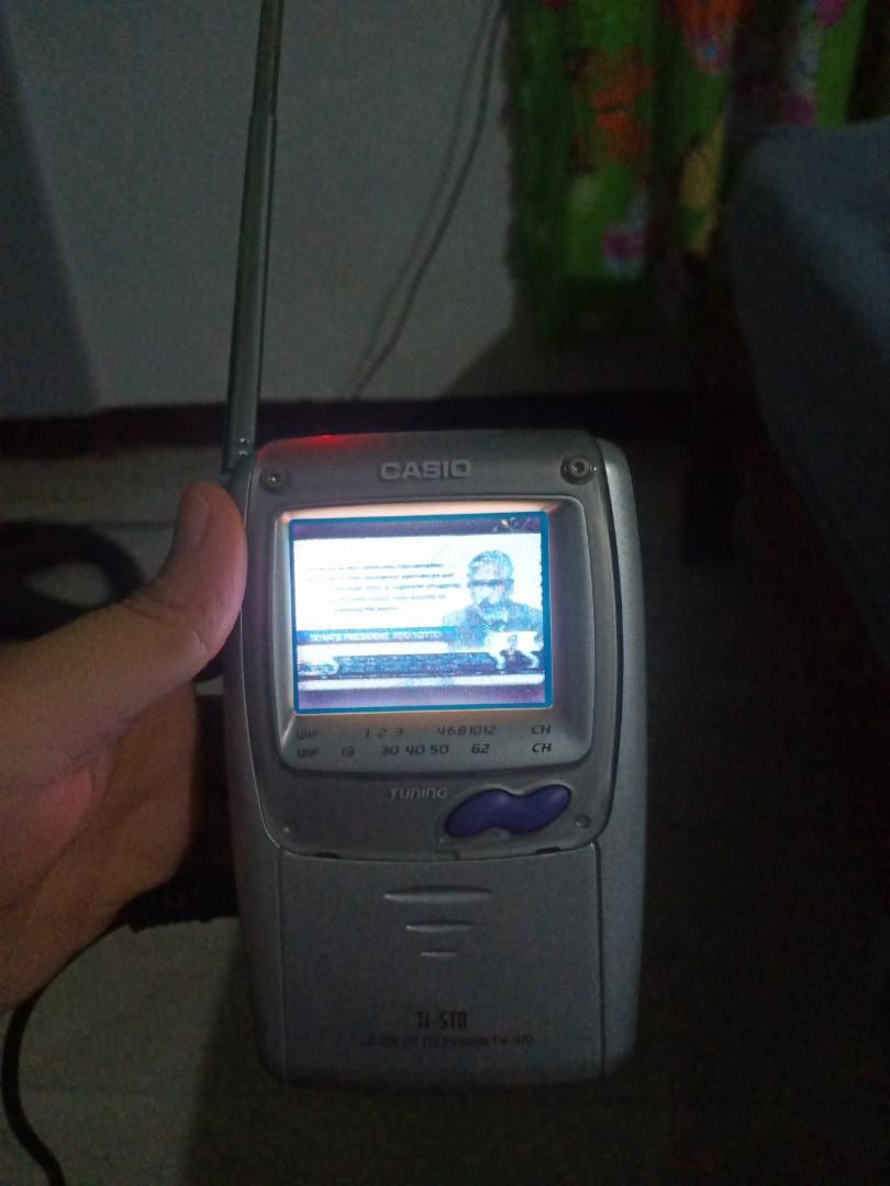 Casio mini tv audio portable audio accessories on carousell