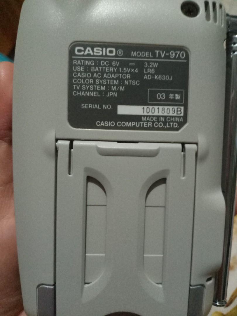 Casio mini tv audio portable audio accessories on carousell