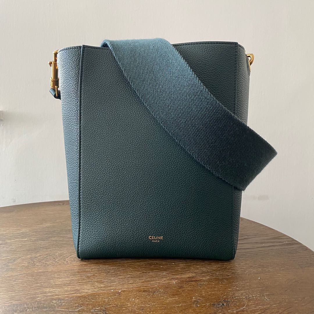 Celine top sangle green