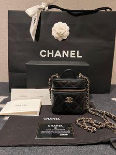 CHANEL Large shopping bag 30 cm soft leather Dark Blue Antiqued Goldtone  $2799