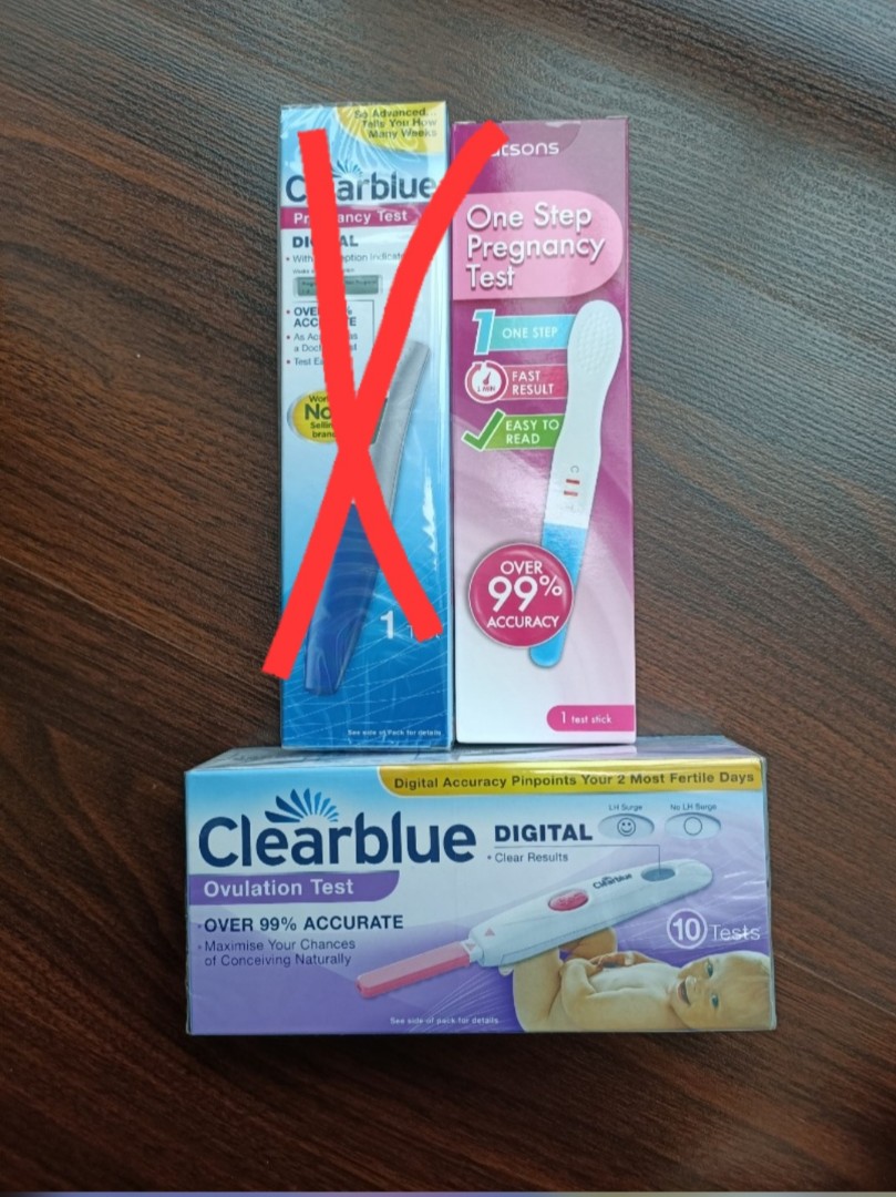 Clear blue Ovulation test kits, Babies & Kids, Maternity Care on Carousell