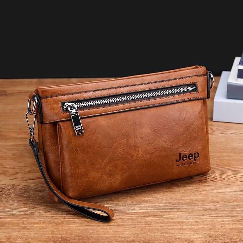 New Fashion Clutches Bag for Men Beg Bimbit Wanita Beg Clutches Lelaki Beg  Tangan with Detachable Hand Strap Casual Office Bag Unisex (SL-046)