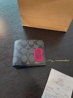 【美國代購】COACH 立體C字母貼三合一防刮皮夾