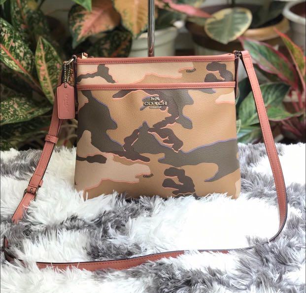 Coach wild deals camo crossbody