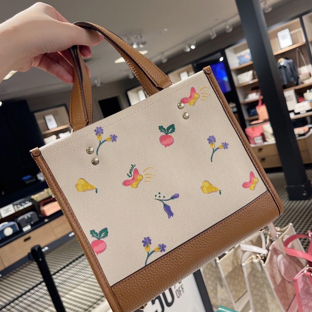 Coach Garden Embroidery Tote Bag, Women's Fashion, Bags & Wallets, Tote