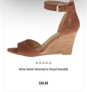 [COD] Nine West Floyd Wedge Brown Sandal