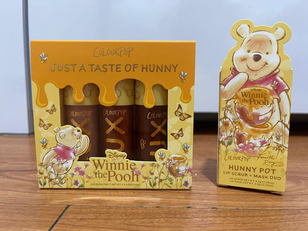 Colourpop Winnie the Pooh Lip Gloss Set & Lip Scrub , Everything Else on Carousell