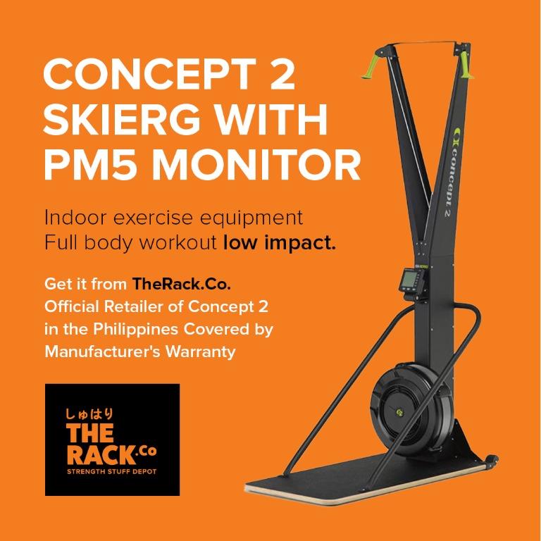 Concept 2 SkiErg with PM5 Monitor. Free Standing or Wall Mounted ...