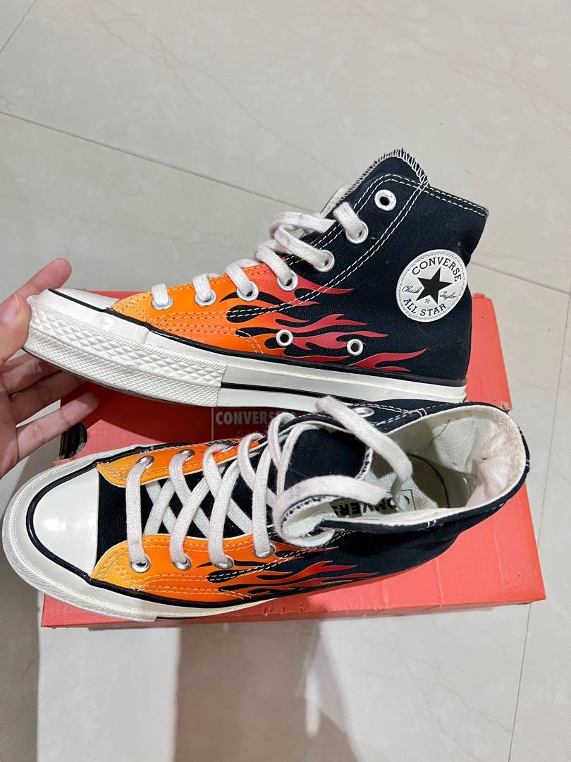 Converse high best sale flame