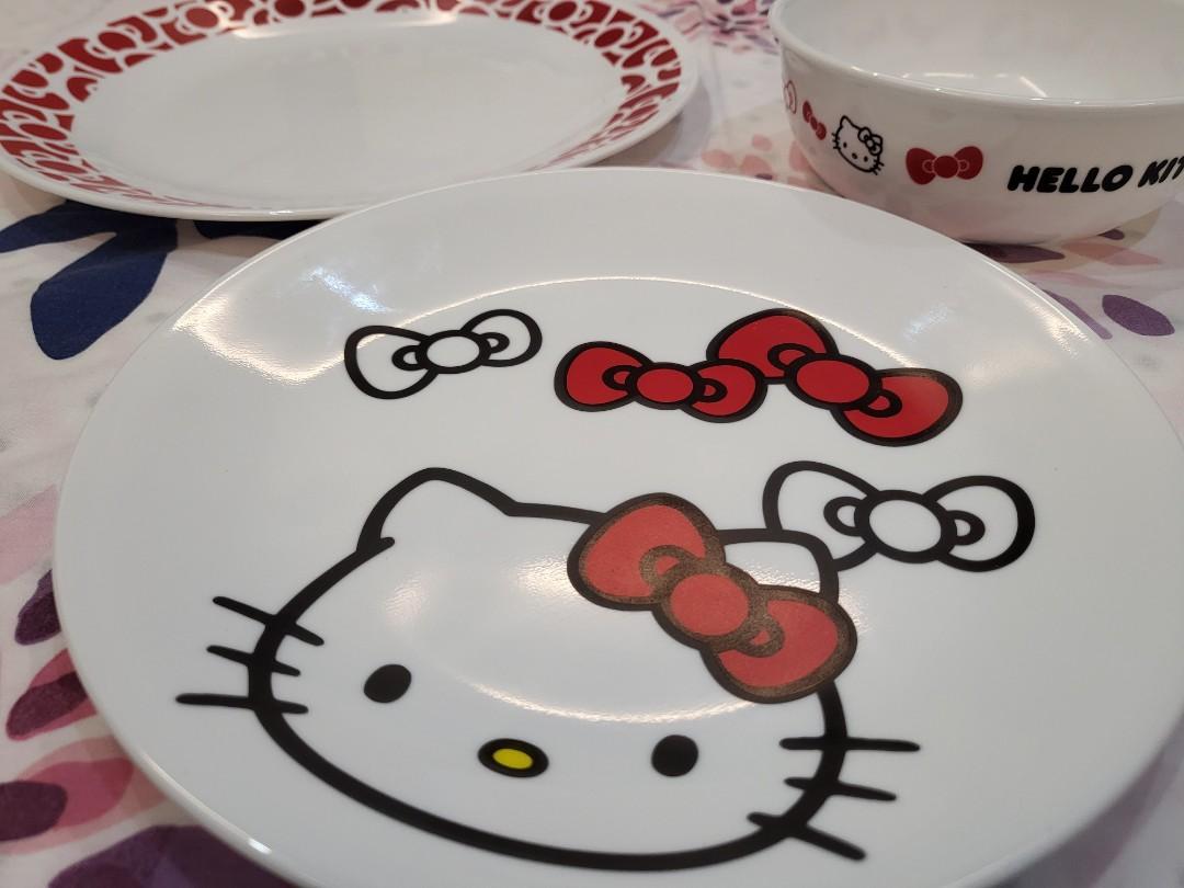 Corelle Hello Kitty, Furniture & Home Living, Kitchenware & Tableware
