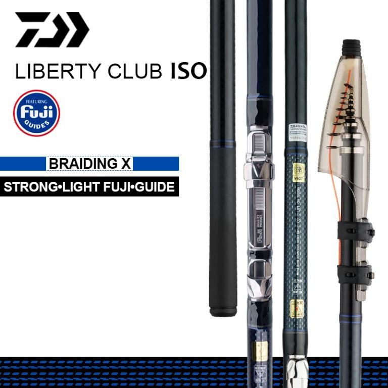 魅力の x碳布纏繞技術 braiding ISO CLUB LIBERTY DAIWA 釣魚魚竿 萬用釣竿 釣魚竿 ロッド
