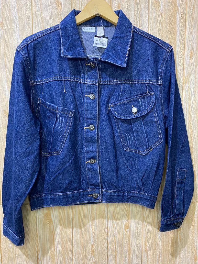 Denim Jacket import, Fesyen Wanita 