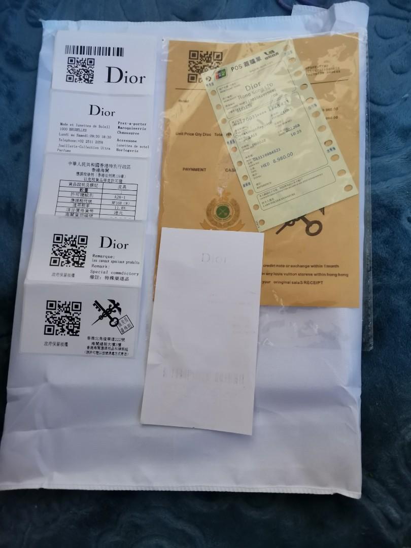 Dior with warranty receipt and new, Luxury, Bags & Wallets on Carousell