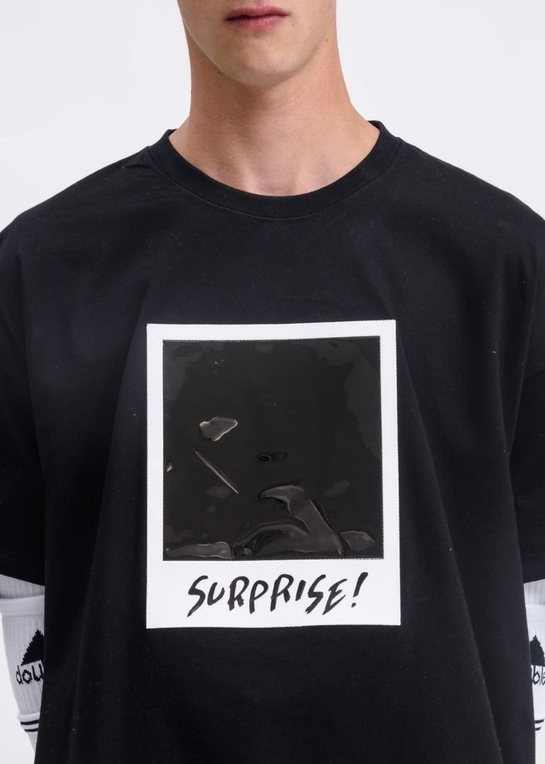 Doublet AW19 “Surprise” Black Polaroid Film T-Shirt (2019 ...