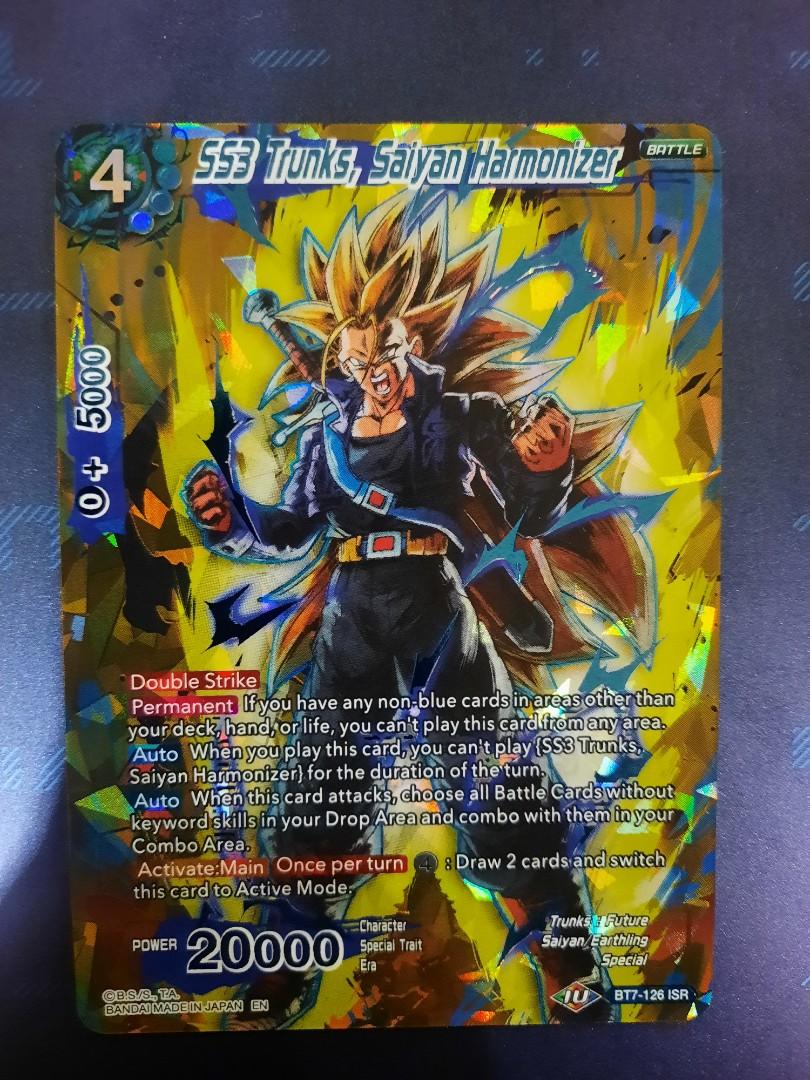 Dragon ball Card Game ss3 Trunks, Hobbies & Toys, Toys & Games on Carousell