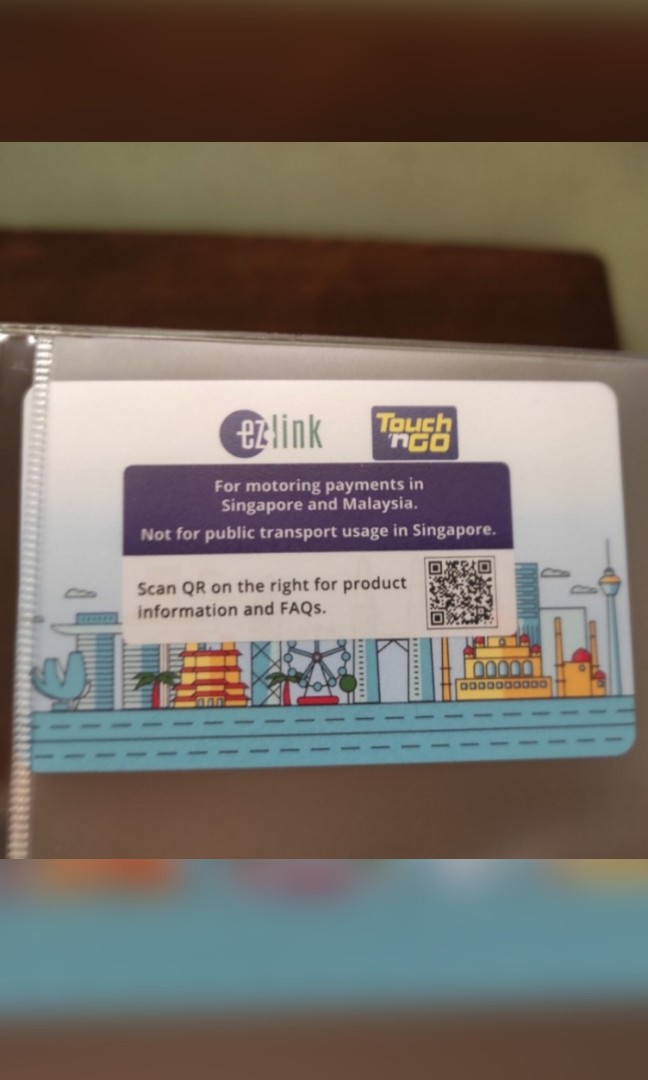Ezlink Touch n Go Card with Value RM50, Hobbies & Toys, Travel, Travel ...