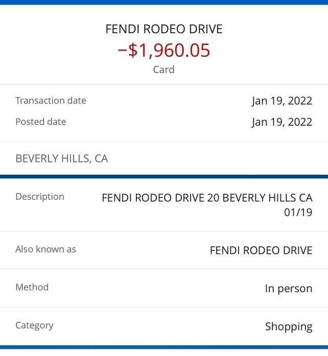 Fendi Bag (Category: Luxury Bags & Wallets) located in Iloilo. Submitted by mcaeo (Listing ID 1167069113, Image 3). Description: Bought in California USA 🇺🇸 .
