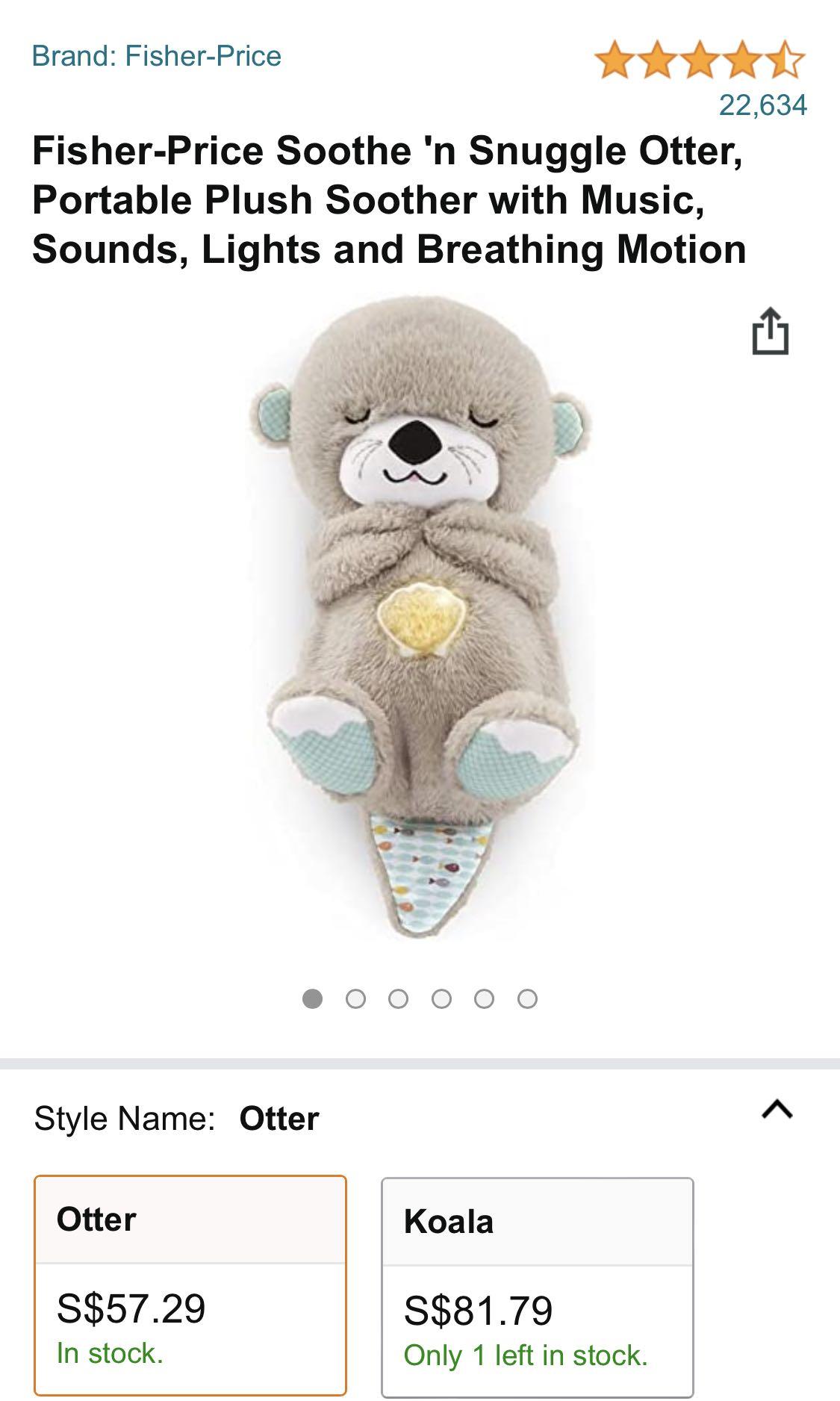 Fisher price snuggle soother on sale