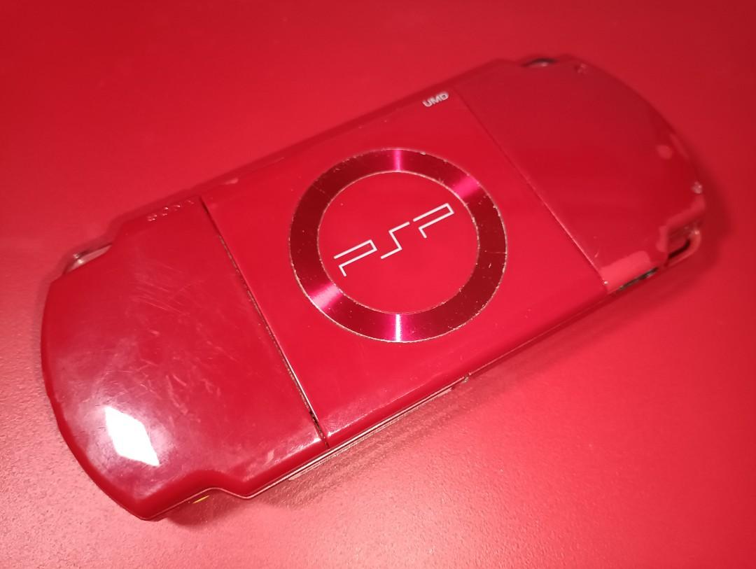 For Sale 2nd Hand Psp 2000 Red CFW 6.61 32GB, Video Gaming, Video Game