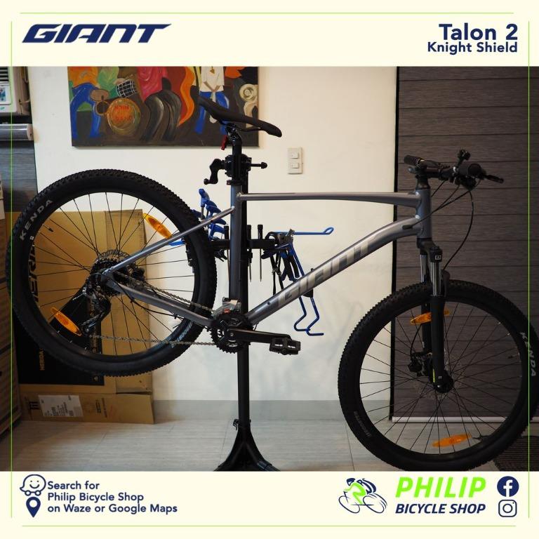 Giant Talon 2 Mountain Bike (Category: Bicycles) located in Quezon City. Submitted by phildc11 (Listing ID 1146724259, Image 1). Description: Condition: Brand New Brand: Giant Model: Talon 2 Colors and sizing: 27.5 S - Knight Shield, Phantom Green 27.5 M - Knight Shield, Phantom Green 29 S - Knight Shield, Phantom Green, Metallic Black 29 M - Knight Shield Year: 2022 Description: This bicycle is authentic and brand new. There have been no modific