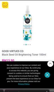 FREE ONGKIR Good Virtues Co Brightening & Hydrating Facial Toner