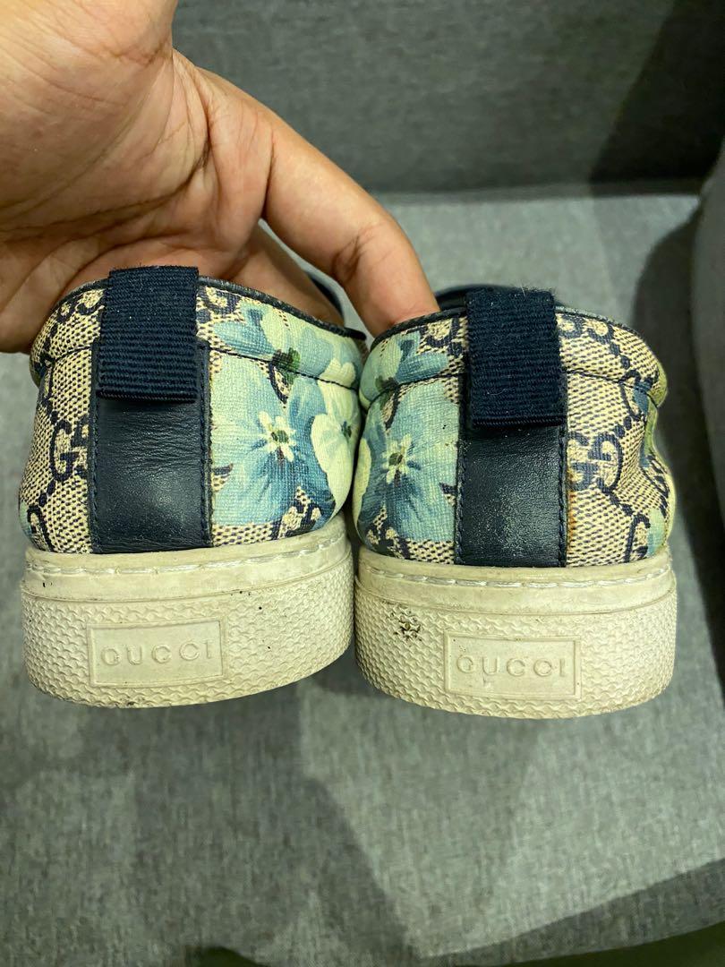 Gucci shoes blue flowers new arrivals