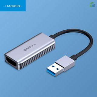 Hagibis Video Capture Card USB 3.0 4K 1080P HDMI-Compatible Video Game Grabber Record for Live Broadcast/Screen Recording Compatible for Computer/Phone/Laptop/Camera/Switch