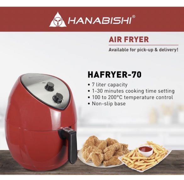 Hanabishi Air Fryer HAFRYER70, TV & Home Appliances, Kitchen