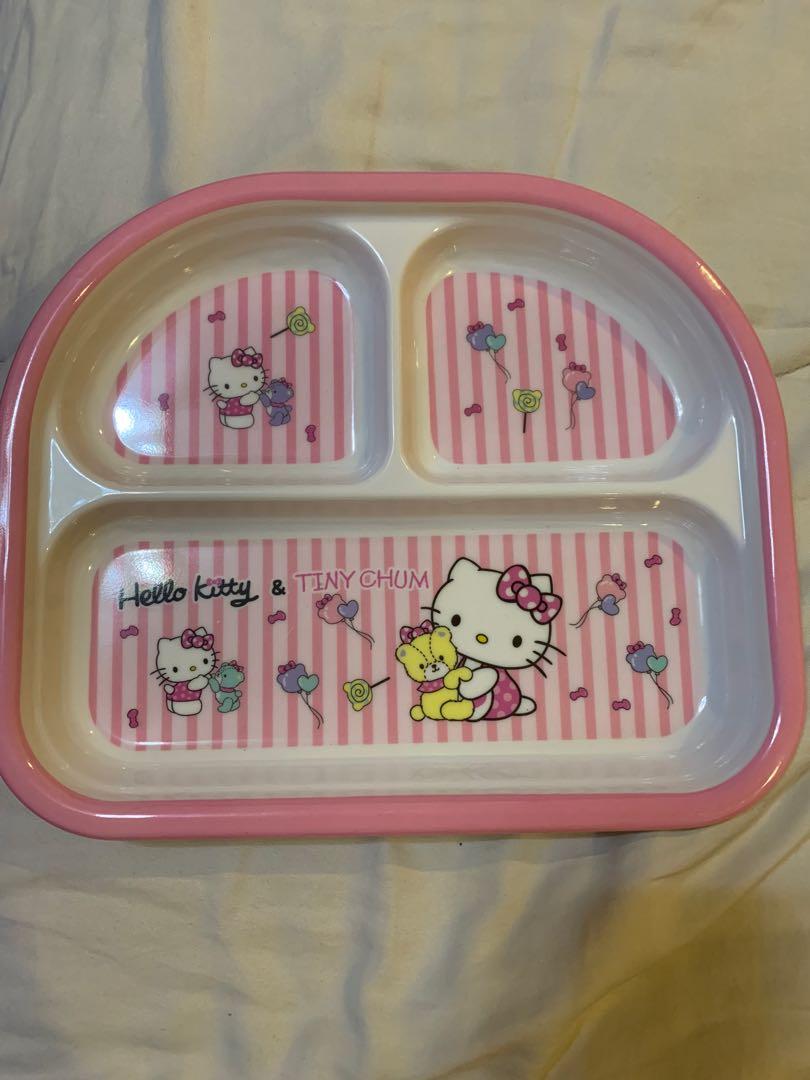 Hello Kitty Plate (Category: Weaning & Toddler Feeding) located in Malabon City. Submitted by kidsmnl (Listing ID 1169411760, Image 1). Description: RFS-Decluttering Original Taiwan Hello Kitty Plate.